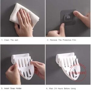 Soap Dish Multi Accessories Wall Mounted