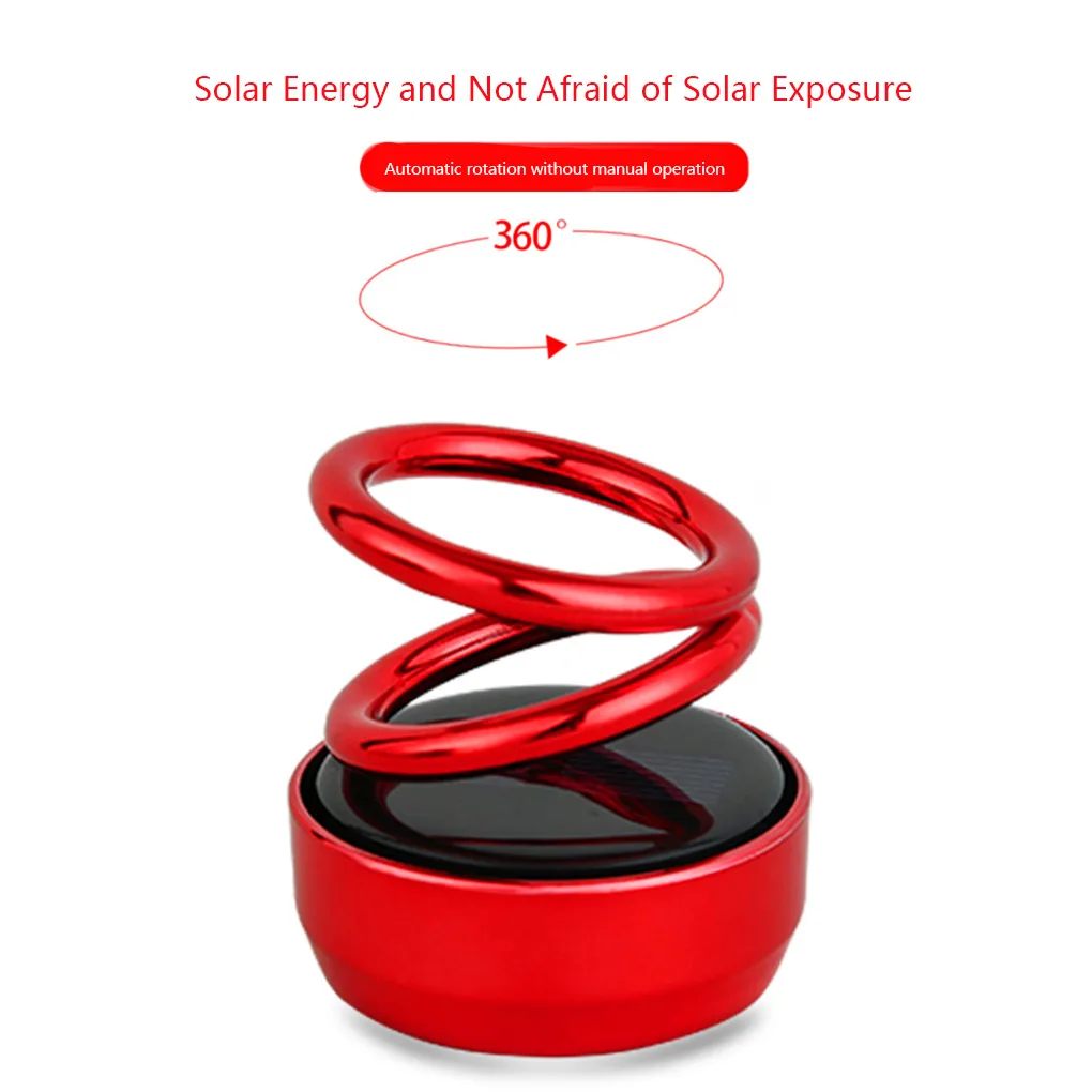 Solar Car Perfume Air Freshener - Plastic - Image 3