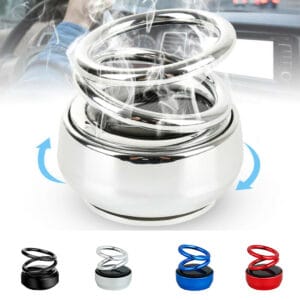 Solar Car Perfume Air Freshener - Plastic