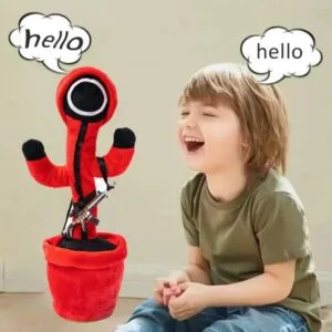Alternative view of Squid Game Character Dancing and Talking Toy