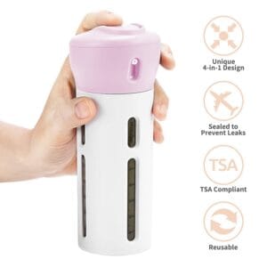 TRAVEL BOTTLES SET 4 IN 1
