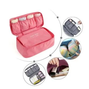 Travel Accessories Women’s Storage Bag For Underwear Clothes Lingerie Bra Organizer Cosmetic Pouch Suitcase Case