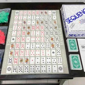 Alternative view of Sequence Board Game