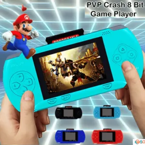 Alternative view of PVP Station Light 3000 8 Bit Portable Game Machine with Built-in Games PVP PSP Game-console with Crash, Pinball, Super Contra, Super Mario, Cricket2887, and other Unlimited Games, Soccer, Lunar Ball, Angry Birds, best gift for kid