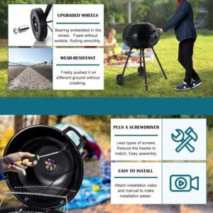 Football Sytle Bar B Que Grill and Oven with Moving Stand