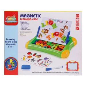 Magnetic Learning Case, ABC + 123, Drawing Board Case, 2 in 1