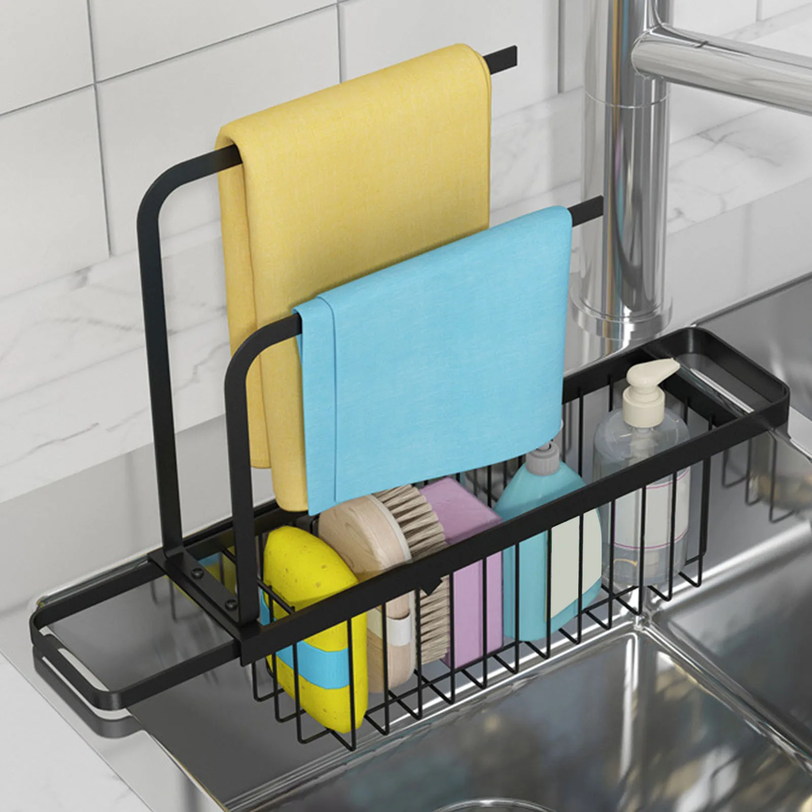 Telescopic Sink Drainer Rack Adjustment - Image 3