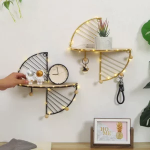 Creative Wall Shelf - Black Color