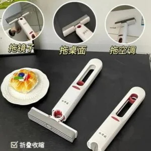 Alternative view of Presenting Mini Squeeze Mop Portable Powerful Absorbent Sponge Mop, Perfect for Cleaning Kitchen, Bathroom, Living Room, Desktop and Car Glass Cleaning, Lightweight