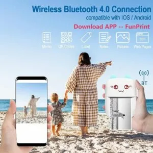 Alternative view of Print Memories on the Go: Portable Thermal Mini Photo Printer