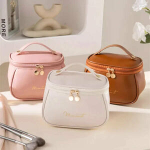PU Leather Travel Makeup Bag