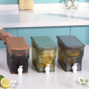 Cold Water Jug With Tap Water Beverage Drink Dispenser Fruit Teapot Tank Refrigerator Juice Kettle Cold Water Jug For Lemonade