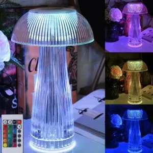 Alternative view of LED Touch Mushroom Lamp Cute Crystal Mushroom Lamp with Remote Control