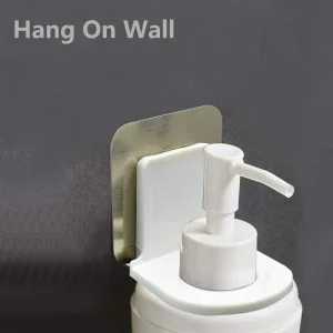 Alternative view of 3Pcs Multifunctional Bottle Hanging Wall Soap, Soap Shower Gel Bottle Holder, Shampoo Holder Hook, Hand Soap Detergent Shelf Bathroom Kitchen Accessories