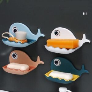 Fish Shape Soap Box Bathroom Drain Soap Holder Rack