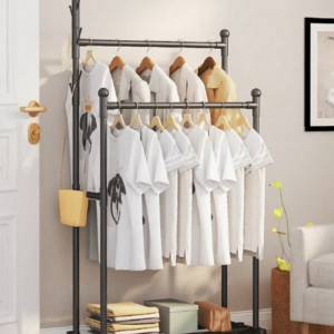 Double Pole Folding Cloth Rack