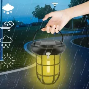 Outdoor Induction Solar Light with Handle and 3 Lighting Modes