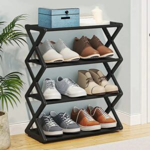 4 Layer Folding Shoe Rack Organizer