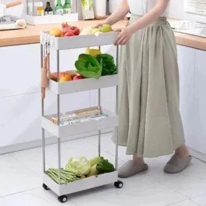 Alternative view of 4 Tier Slim Trolly