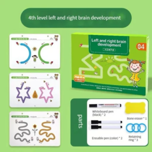 Reusable Educational Tracing Work Book For Kids 32 Pages