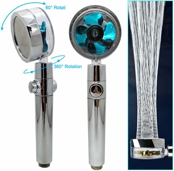 360 Degree Rotation Pressurised Filter Shower