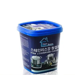 Alternative view of Powerful Stainless Steel Cookware Cleaning Paste Household Kitchen Cleaner Washing Pot Bottom Scale Strong Cream Detergent 800 Gram