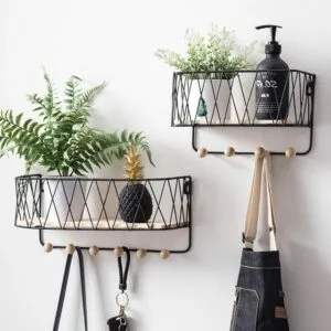 Alternative view of Criss-Cross Wall Utility Shelf