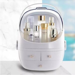 Egg Shape Cosmetic Storage Box – Mirror
