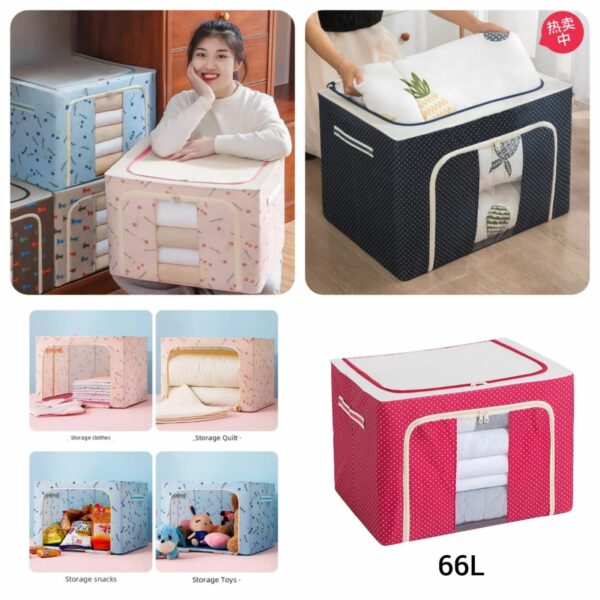 Foldable Laundry & Clothes Basket 66 Litre