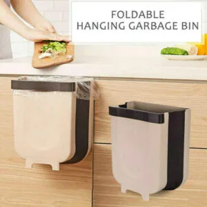 Collapsible Cabinet Door Hanging Trash Bin