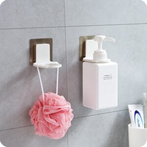 3Pcs Multifunctional Bottle Hanging Wall Soap Shower Gel Bottle Holder, Shampoo Holder Hook, Hand Soap Detergent Shelf Bathroom Kitchen Accessories