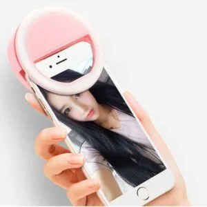 Alternative view of Selfie Ring Light Small For Mobile – USB Charge – Portable Flash Led