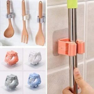 Pack of 3 Mop Holder Wall Mounted