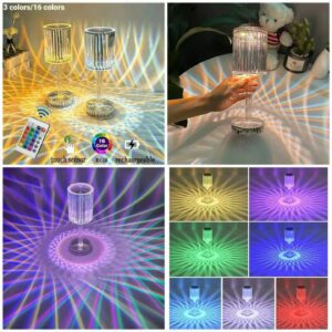 Crystal Daimond Touch Lamp