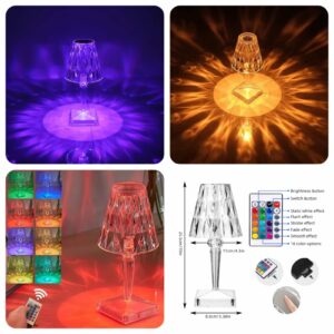 Daimond Shape Touch Lamp