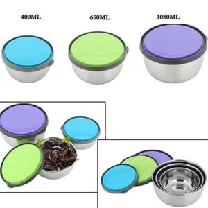 Stainless Steel Seal Pot 3Pcs
