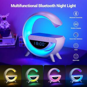 LED Wireless Phone Charger Bluetooth Speaker