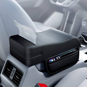 Multifunctional Armrest Storage Box With Tissue Box