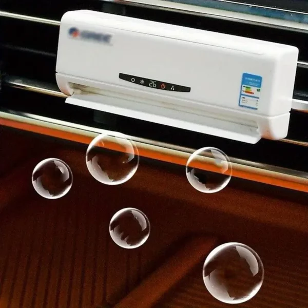 Solar Car Air Freshener – Air Conditioning Model Car Ornament, Car Air Vent Perfume Diffuser Clip, Long-Lasting Deodorizer