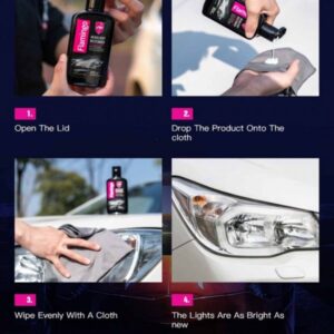 Car Headlight Restoration Kit