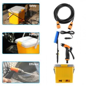 Portable 12v Automatic Car Washer Bucket Style