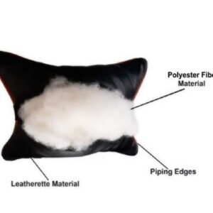 Premium Quality Neckrest Necksupporters Pillow Black Set of 2 Pcs