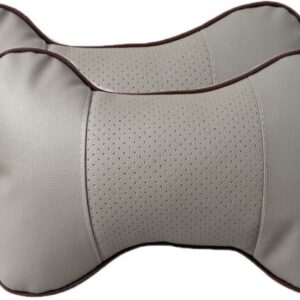 Premium Quality Neckrest Necksupporters Pillow Black Set of 2 Pcs