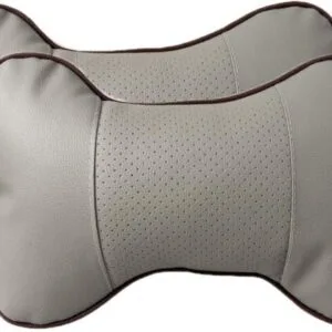 Premium Quality Neckrest Necksupporters Pillow Black Set of 2 Pcs