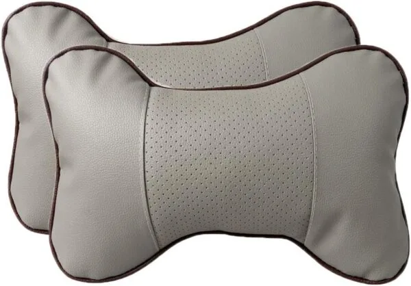 Premium Quality Neckrest Necksupporters Pillow Black Set of 2 Pcs