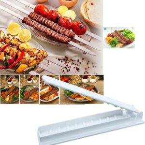 Manual Reusable Skewers Kebab Maker Perfectly Shaped Fast Kebabs Solid Food grade Material