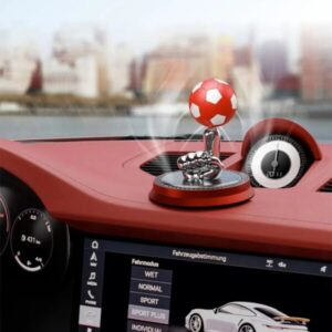 Football Rotating Solar Air Freshner Perfume