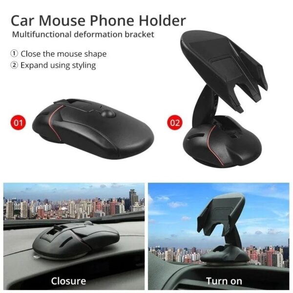 Mouse Shape Phone Holder Car Holder Mobile Holder