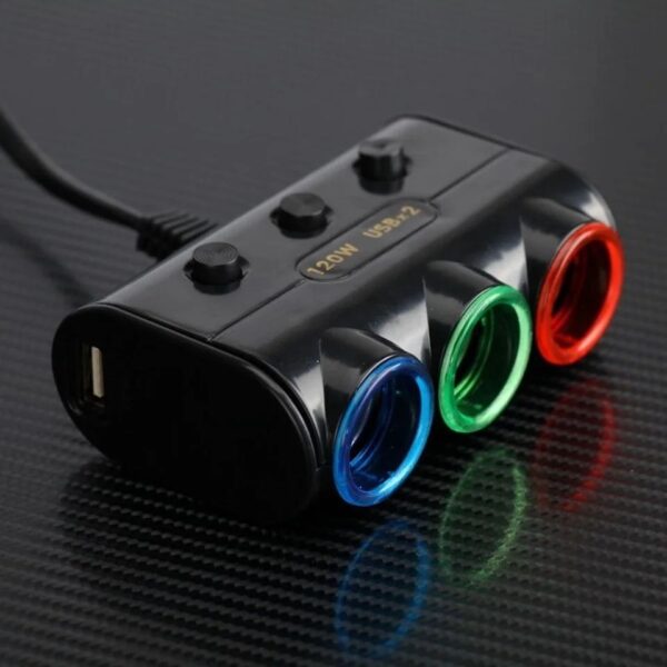High Power Lighter and USB Car Socket