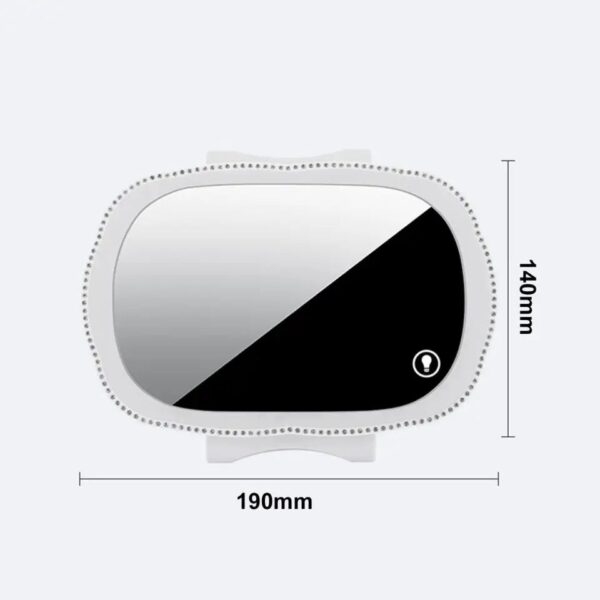 Car LED Makeup Mirror Vanity Mirror